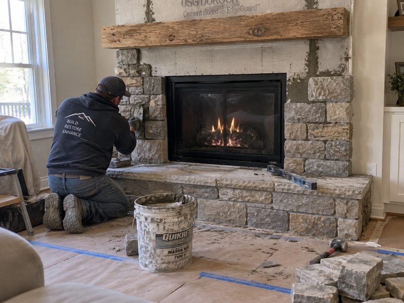 Fireplace Construction in Reno
